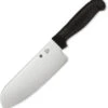 Spyderco Santoku Kitchen Knife Black Polypropylene Handle MBS26 Plain Edge K08PBK -BladeHaven Shop 05cce1ad 7914 47ca b9a0 55f09574818f 00376.1613672658