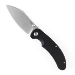 Kansept Nesstreet Folding Knife Black G10 Handle 154CM Plain Edge Satin Finish T1039A1 -BladeHaven Shop 1039A 4 02927.1695316274
