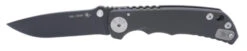 Spartan Harsey Folding Knife Black Titanium Handle S45VN Plain Black Blade SF5BK