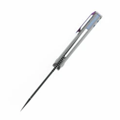 Kansept Bulldozer Front Flipper Folding Knife Gray Titanium/Timascus Clip Handle 20CV Plain Black Blade K1028A2 -BladeHaven Shop 281ddf8b 45cf 4383 8d66 f2ebaad05ad5 49992.1651155434