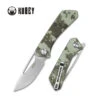 Kubey Thalia Front Flipper Folding Knife Camo G10 Handle D2 Plain Edge Bead Blast Finish KU331I -BladeHaven Shop 331I 02519.1669045874