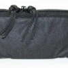 Carry-All 9 Inch Black Padded Cordura Zipper Knife Pouch With 2 Pockets AC180