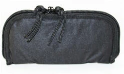 Carry-All 9 Inch Black Padded Cordura Zipper Knife Pouch With 2 Pockets AC180