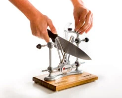 Warthog V-Sharp Classic II Elite Knife Sharpener Steel Frame Silver Powdercoat Finish EC2SI