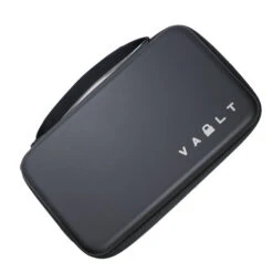 Vault Knife Case Large Matte Black Smooth Outer Surface Elastic Holders