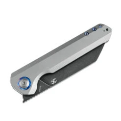 Kansept Bulldozer Front Flipper Folding Knife Gray Titanium/Timascus Clip Handle 20CV Plain Black Blade K1028A2 -BladeHaven Shop 96b405e8 cbbe 4459 9469 6ed67bfffaf5 73045.1651155438