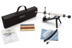 Edge Pro Apex 3 Knife Sharpening System 5 Stones 1 Hone, Carrying Case And More -BladeHaven Shop Apex Pro 3 kit lg 76599.1528838753