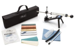 Edge Pro Apex 4 Knife Sharpening System 5 Stones, 1 Hone, Polishing Tape, Bag ++ -BladeHaven Shop Apex Pro 4 kit lg 76954.1528839054