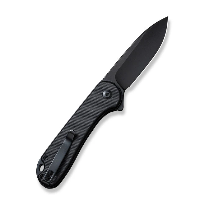 Civivi Button Lock Elementum II Folding Knife Black G10 Handle Nitro-V Plain Edge Black Stonewash Finish C18062P-1 4 Civivi Button Lock Elementum II Folding Knife Black G10 Handle Nitro-V Plain Edge Black Stonewash Finish C18062P-1 - Image 2