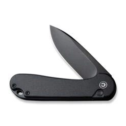 Civivi Button Lock Elementum II Folding Knife Black G10 Handle Nitro-V Plain Edge Black Stonewash Finish C18062P-1 12 Civivi Button Lock Elementum II Folding Knife Black G10 Handle Nitro-V Plain Edge Black Stonewash Finish C18062P-1 -BladeHaven Shop C18062P 1 Button Lock Elementum II 3 86902.1669737353