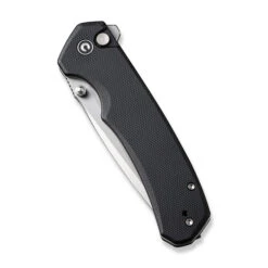 (Dropping 10-16) Civivi Button Lock Brazen Folding Knife Black G10 Handle 14C28N Tanto Plain Edge Stonewash Finish C19059C-1 -BladeHaven Shop C19059C 1 Button Lock Brazen 4 55588.1692716084
