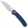 WMK Exclusive CJRB Pyrite Wharncliffe Folding Knife Black & Blue Gmascus G10 Handle AR-RPM9 Wharncliffe Plain Edge Stonewash Finish J1925A-DBU -BladeHaven Shop CJRB J1925A DBU 05 77089.1685545340