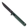 Tekto F2 Bravo Folding Knife Green G10 Handle W/Black Accents D2 Drop Point Plain Black Blade -BladeHaven Shop GF 30386.1686856470