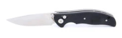 Y-Start JIN02-BK Axis Lock Knife Black G10 Handle Plain Edge D2 Satin Blade