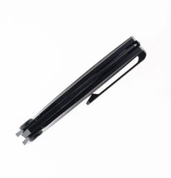 Rike Knife Baidi Pocket Knife Black DLC Titanium Handle W/ Red Carbon Fiber Black DLC M390 Blade RK-13205-5 -BladeHaven Shop KETUO BAIDI P BLACK AND RED 5 02 79521.1687202181