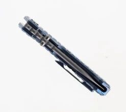 PMP Knives Kodiak Beast Pocket Knife Frag Blue Titanium Handle M390 Steel Blade -BladeHaven Shop PMP KODIAK BLUE 02 53337.1688670064