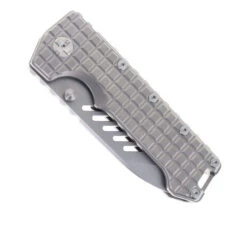 PMP Knives Kodiak Beast Pocket Knife Frag Gray Titanium Handle M390 Steel Blade -BladeHaven Shop PMP KODIAK GREY 01 41651.1688670159