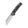 QSP Penguin Slip Joint Folding Knife Black/Blue/Red Fat Carbon Fiber Handle 20CV Plain Edge QS130SJ-F1 -BladeHaven Shop QS130SJ F1 1 59912.1691176221