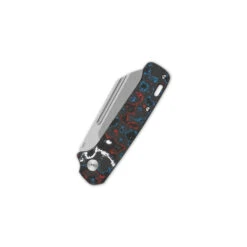 QSP Penguin Slip Joint Folding Knife Black/Blue/Red Fat Carbon Fiber Handle 20CV Plain Edge QS130SJ-F1 -BladeHaven Shop QS130SJ F1 4 93015.1691176221
