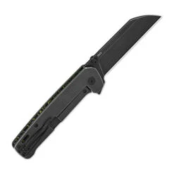 QSP Penguin Plus Frame Lock Folding Knife Color Carbon Fiber/Titanium Handle 20CV Plain Black Blade QS130XL-F2 -BladeHaven Shop QS130XL F2 3 27543.1691775529