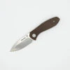 Eikonic Kasador Folding Knife Brown Canvas Micarta Handle D2 Plain Edge 331SBR -BladeHaven Shop SBR 20894.1674755319