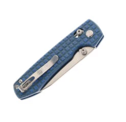 WMK Exclusive Vosteed Raccoon Crossbar Lock Folding Knife Blue Micarta Frag Handle 14C28N Plain Edge Satin Finish RCCWM2 -BladeHaven Shop VOSTEED RACCOON CB BLUE MICARTA 03 01324.1692206169