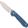 WMK Exclusive Vosteed Raccoon Crossbar Lock Folding Knife Blue Micarta Frag Handle 14C28N Plain Edge Satin Finish RCCWM2 -BladeHaven Shop VOSTEED RACCOON CB BLUE MICARTA 05 48427.1692206169