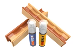 Wicked Edge 1/0.5 Micron Diamond Emulsion & Leather Strops WE010.5PDE