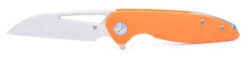 TuyaKnife Cebu Folding Knife Orange G10 Handle D2 Plain Edge TYCEBUOR