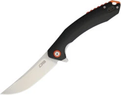 CJRB Gobi Liner Lock Knife Black G10 Handle AR-RPM9 Trailing Point Plain Edge J1906BKC