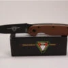 Ontario RAT-2 Folding Knife Plain Edge Black Blade Coyote Brown Handle 8861CB